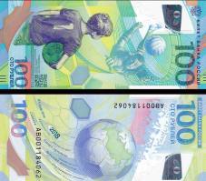 *100 ruských rubľov Rusko 2018, FIFA World Cup P280 UNC - Kliknutím na obrázok zatvorte -